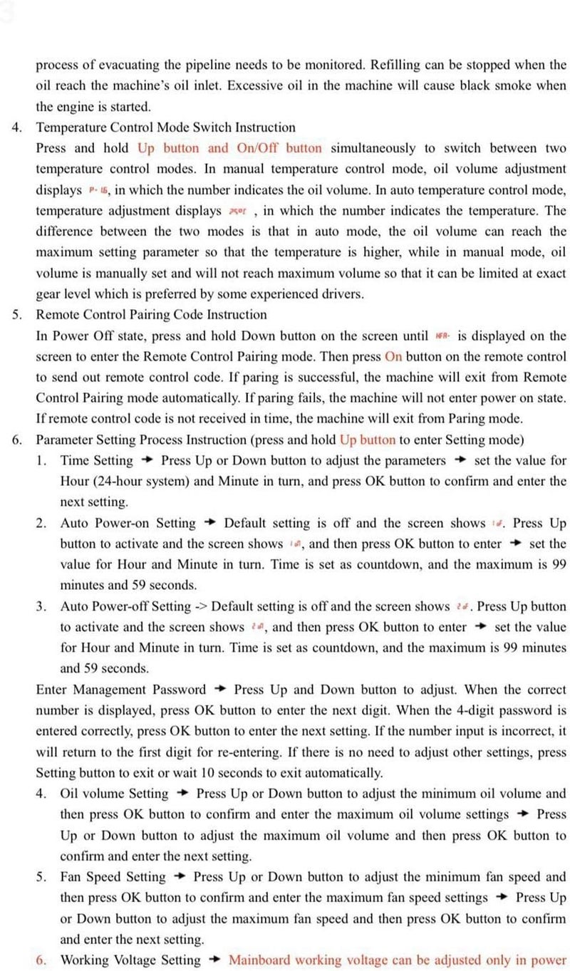 woobles 12V / 24V LCD Monitor Parking Heater Switch Car Heating Device Controller Universal for Auto Track Air Heater (Black) - Image 3